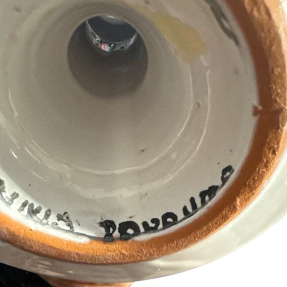 Hand Made Colorful Italian Lady Candle Holder Signed Numbered - Picture 8 of 10